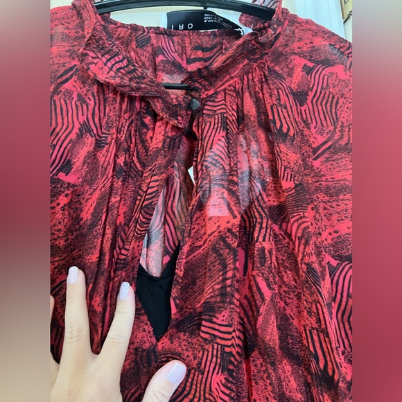 IRO prime ruffled Georgette mini dress - Picture 11 of 14